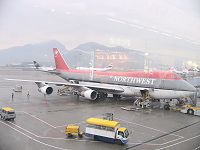 帰りの飛行機