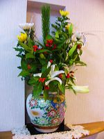 お正月お花