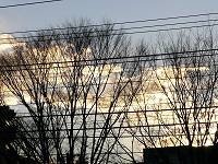 お正月の夕暮れ