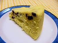 レーズン蒸しケーキ