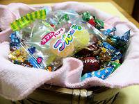 取ってきたお菓子