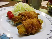 アスパラベーコンフライ
